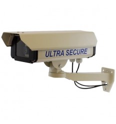 Large External Dummy CCTV Camera & Label (DC10)
