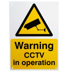 A4 External CCTV Warning Sign