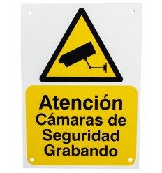 Spanish A5 External CCTV Warning Sign