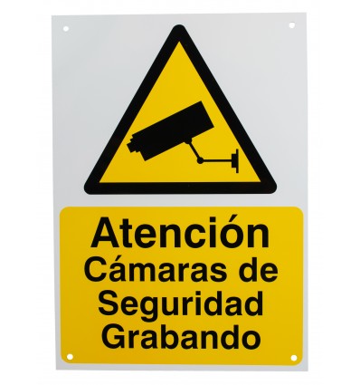 A4 External CCTV Warning Sign (Spanish Language)