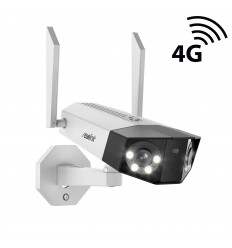 4G Dual Lens Battery Reolink (Duo 4G Battery) CCTV Camera - Smart Person & Vehicle Detection, 2K 4MP, Colour Night Vision