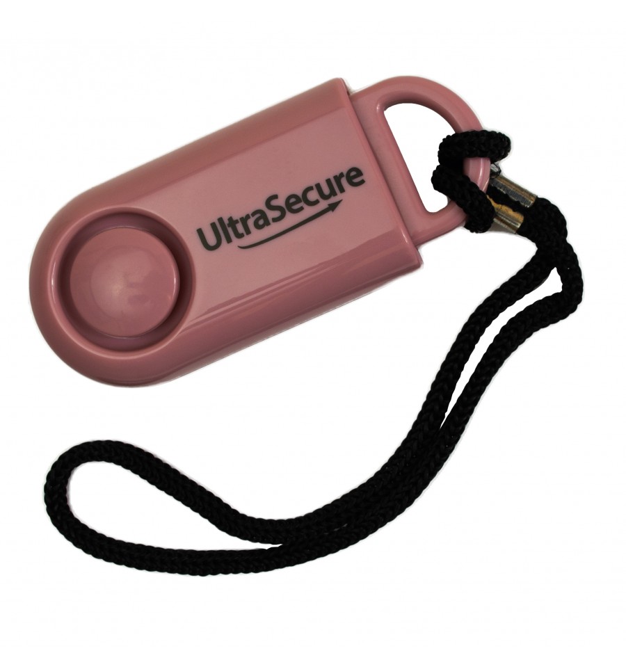 Pink Personal Alarm with built in 120 Decibel Siren