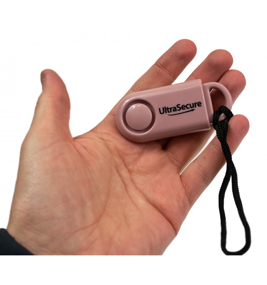Pink Personal Alarm with built in 120 Decibel Siren
