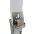 H/D White 100P Removable Parking & Security Post