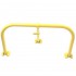 Yellow Fold Down Hoop Barrier & Integral Lock