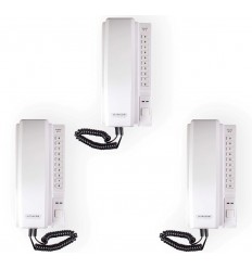 3 x Room White Indoor Wireless 1 - 99 Rooms Intercom