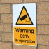 A4 External CCTV Warning Sign (English Language)