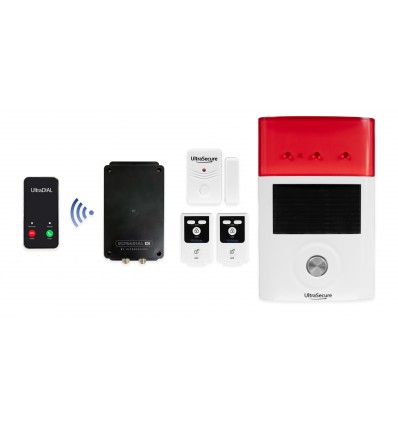 UltraDIAL Battery Covert 4G Alarm with 1 x Magnetic Contact & Outdoor Wireless Siren