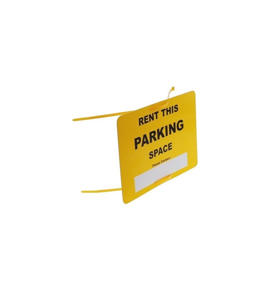 Rent This Parking Space Sign 610Y Fold Down Parking Post