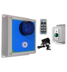 800 metre Wireless Panic Alarm or Commercial Doorbell with Siren & Strobe