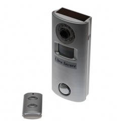 Alarm & CCTV (Battery Powered Remote Control Silver Alarm with Covert CCTV).