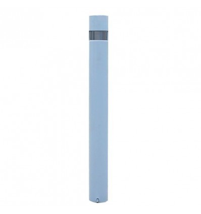 Fixed White Steel 120FW Post & Reflective Stainless Steel  Insert