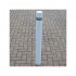 Fixed White Steel 120FW Post & Reflective Stainless Steel  Insert
