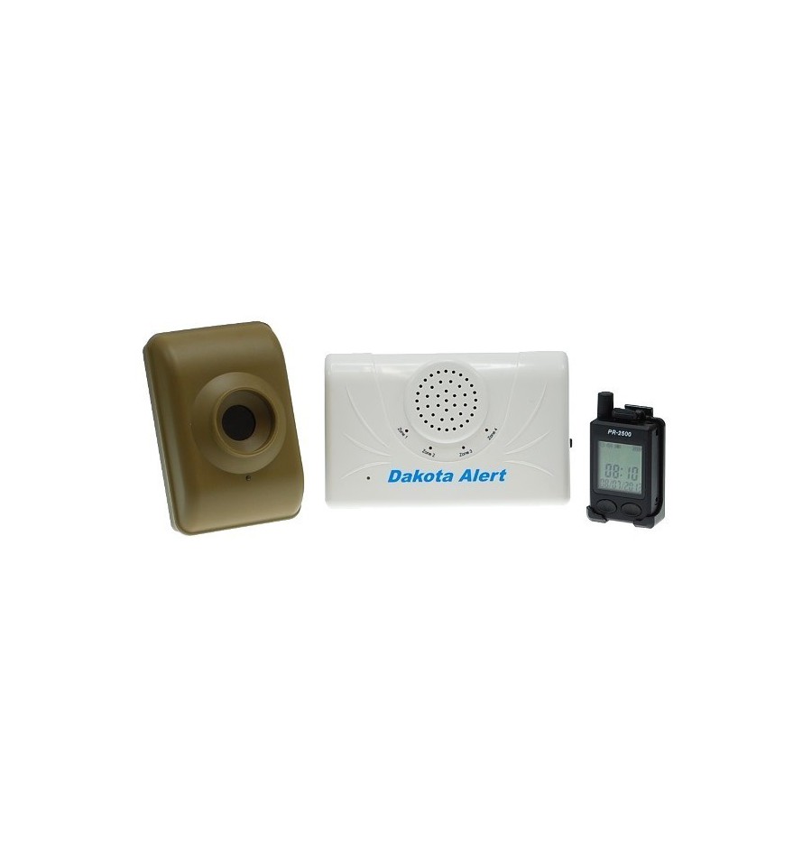 DCMT Wireless Driveway Alarm PIR & Portable Pager Kit 