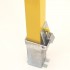Padlock & Base, for the H/D Yellow 100P Removable Parking & Security Post