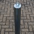 Galvanised 76 mm Diameter Spigot Based Steel Bollard & Eyelet (top view)