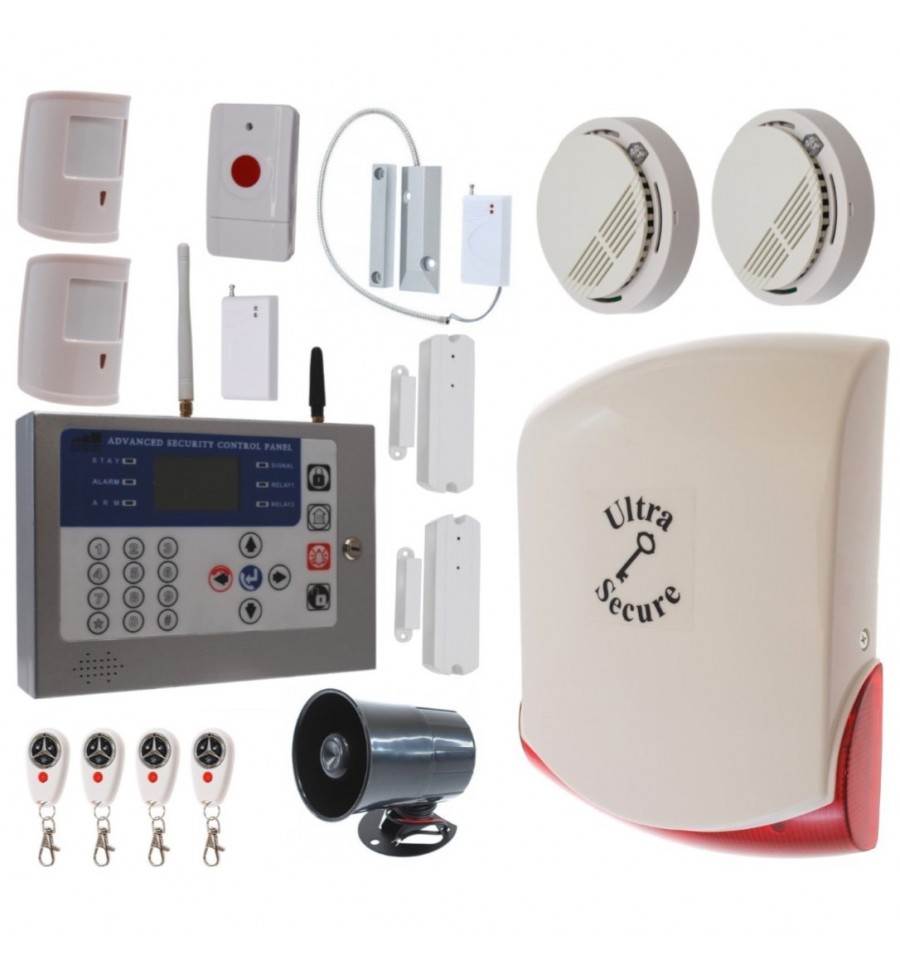 KP GSM Alarm 52 x SirensMultiple Alarm Detectors