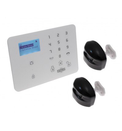 4G Wireless Alarm with Outdoor PIR's