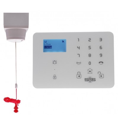 4G Wireless Toilet Alarm with Pull Cord