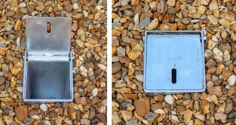Ground Base with Hinged Lid