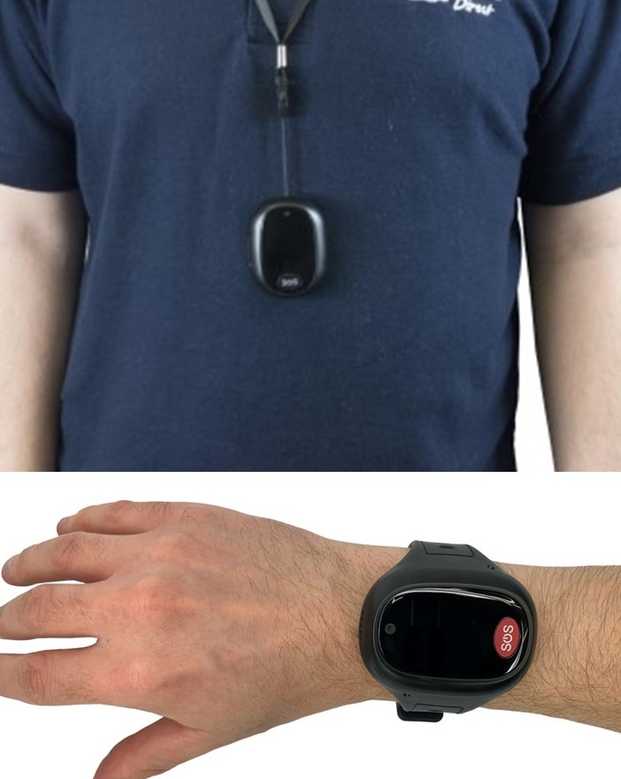Wrist Watch or Lanyard Tracker