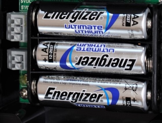 3 x Lithium AA Batteries
