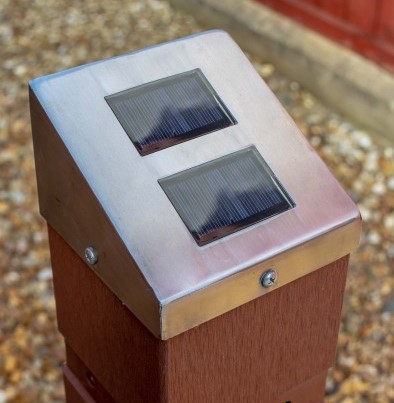 Solar Panels on Bollard